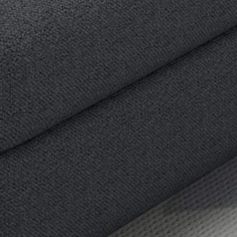 Modern Slipcovered Sofa & Chaise Fabric Flared Arm Sectional