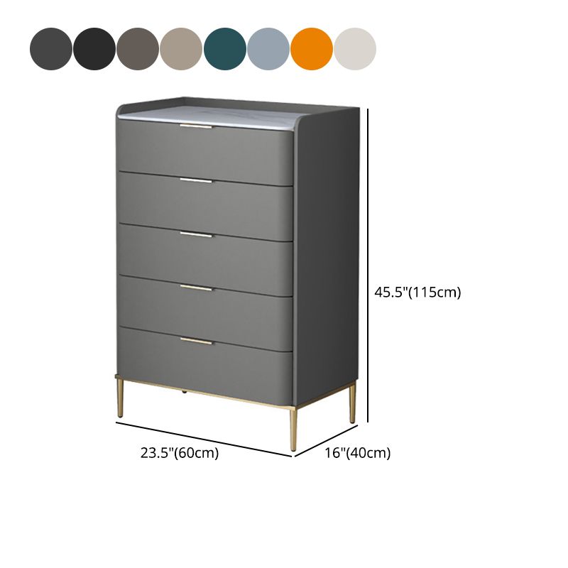 23.62" H x 15.74" L Contemporary Wood Accent Chest with Drawers