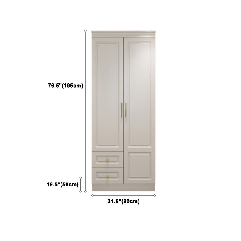 Contemporary Wooden Wardrobe Soft Close Drawer Wardrobe Closet for Bedroom