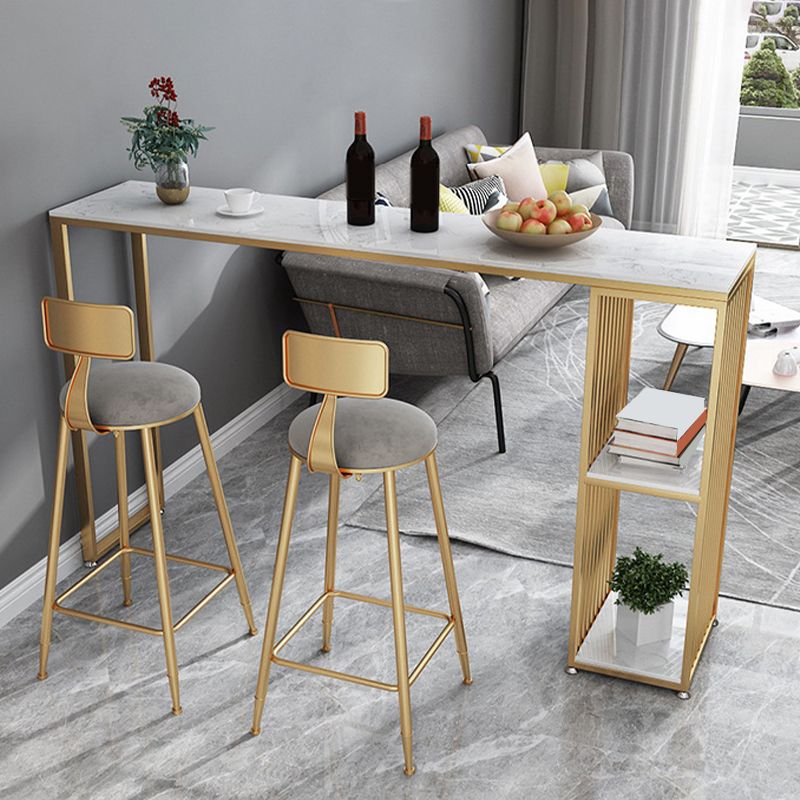 Industrial Bar Table Bar Height Rectangle Pub Table for Indoor