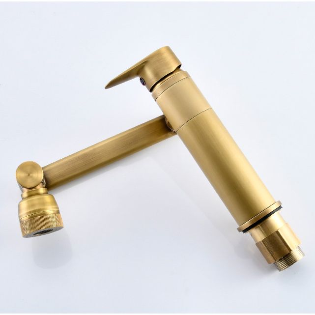 Luxury Vessel Faucet Swivel Spout High-Arc Single Handle Vessel Faucet