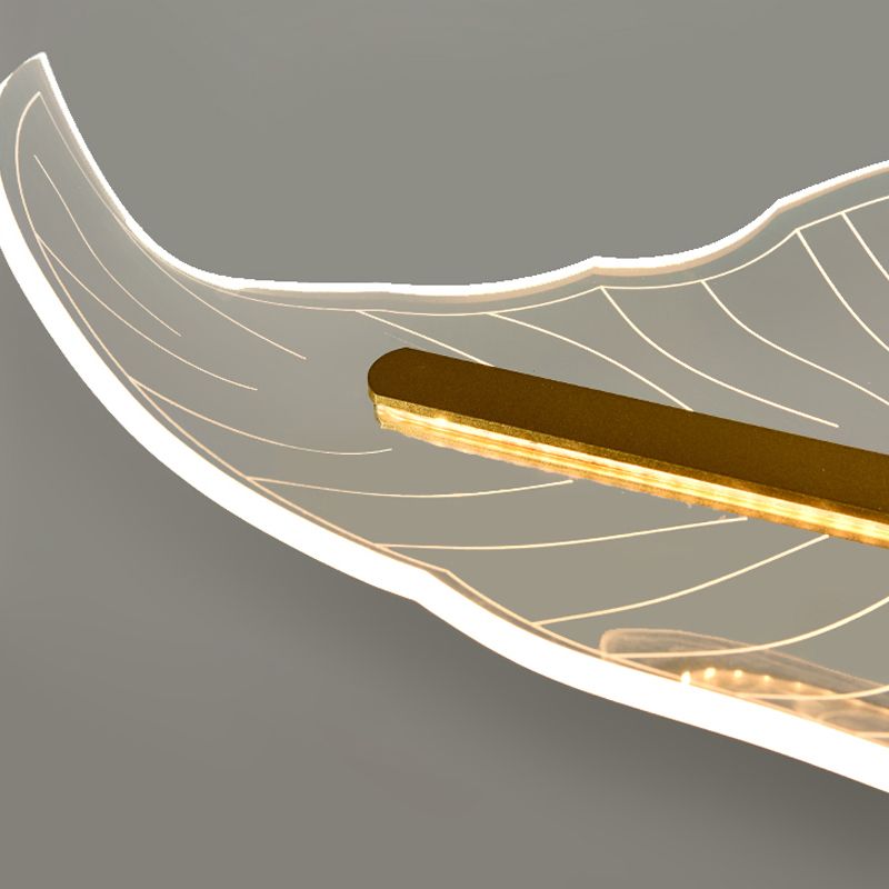 Moderne Inselanhänger Lampen 1-Licht-Restaurant Hängende Leuchten mit Acrylschatten