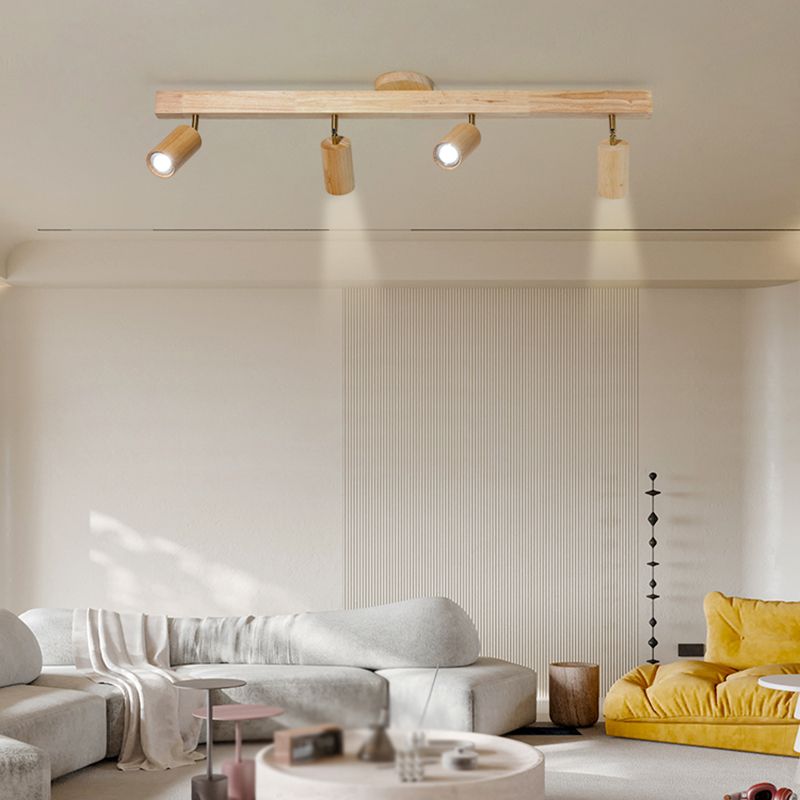 Solid Brass Ceiling Track Light Multi - Head Adjustable Ceiling Spotlight
