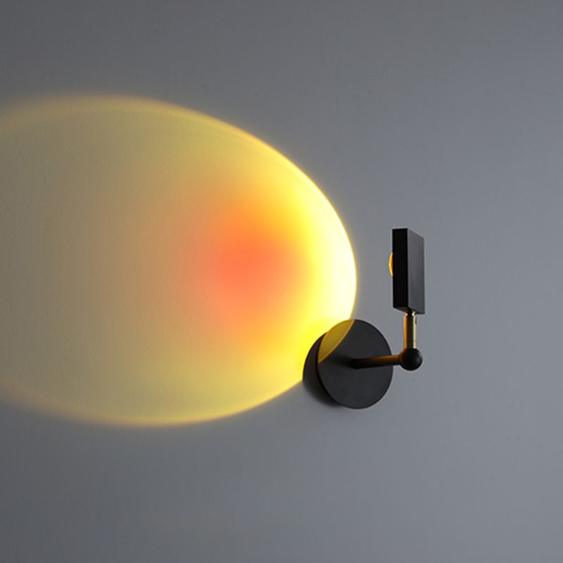 Armed LED Wall Lamp 1-Light Modern Metal Wall Mounted Light for Bedroom