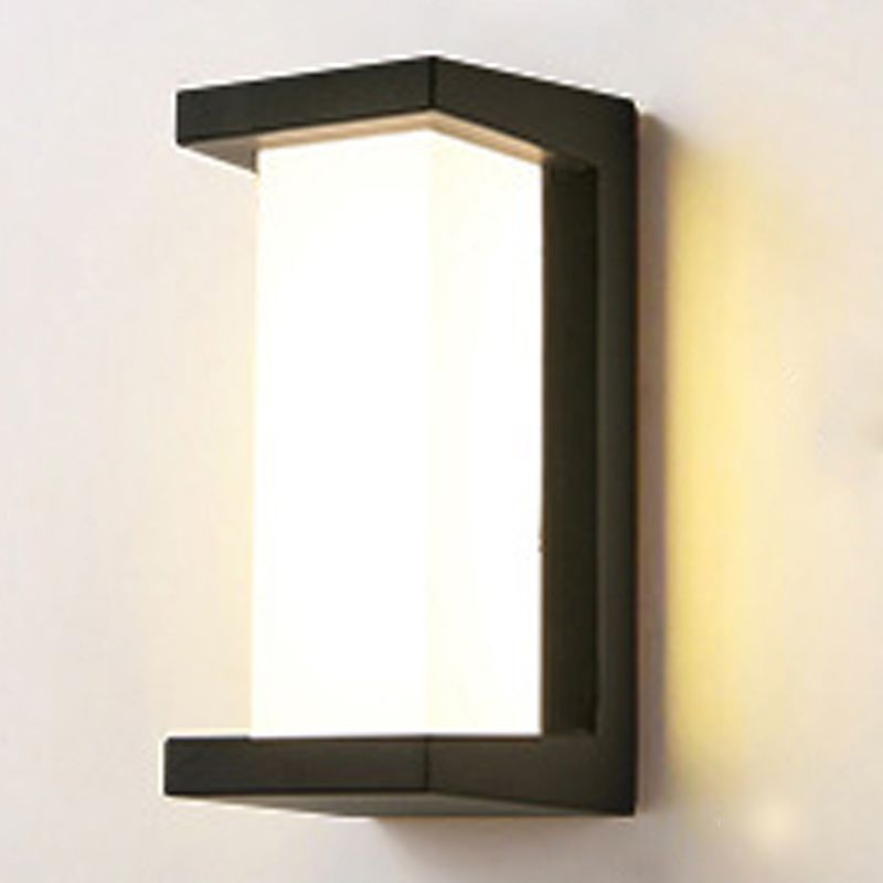 Moderner Stil Geometrischer LED -Wandlampen -Acryl 1 Lichtwandbeleuchtung