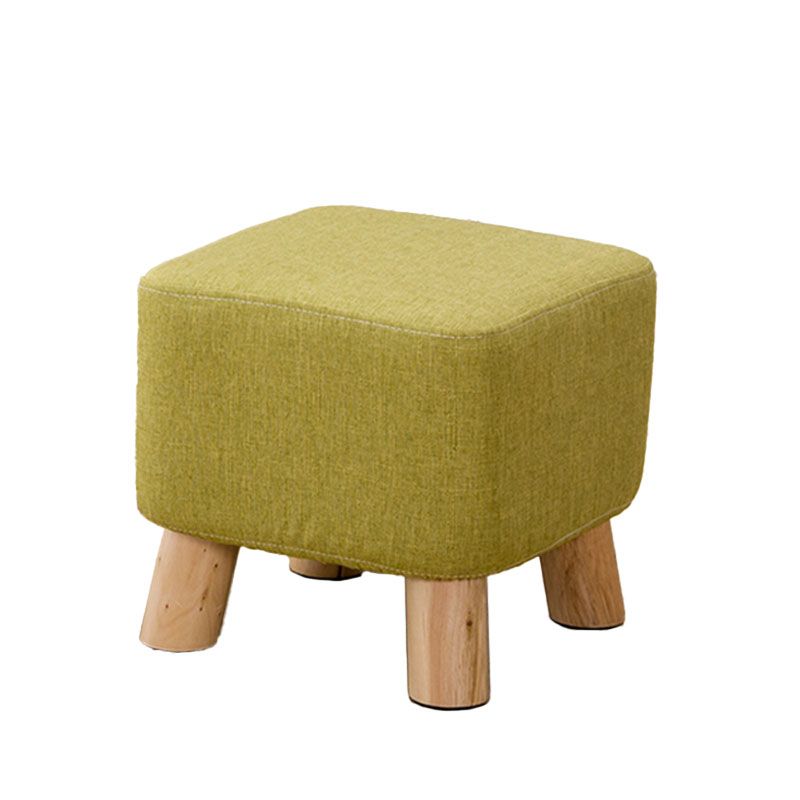 Fabric Standard Stool Contemporary Simple Square Upholstered Ottoman