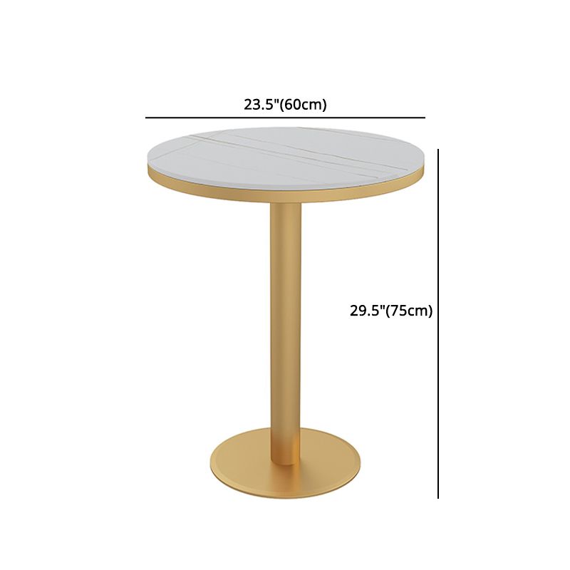 Glam Style 1/2/3/5 Pieces Dining Table Set Metal Dining Room Furniture Set