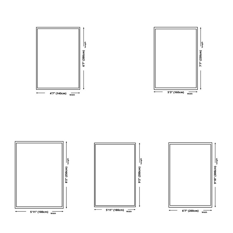 Bruin modern tapijt contrast kleur tapijt niet-slip achterste tapijt voor woningdecoratie