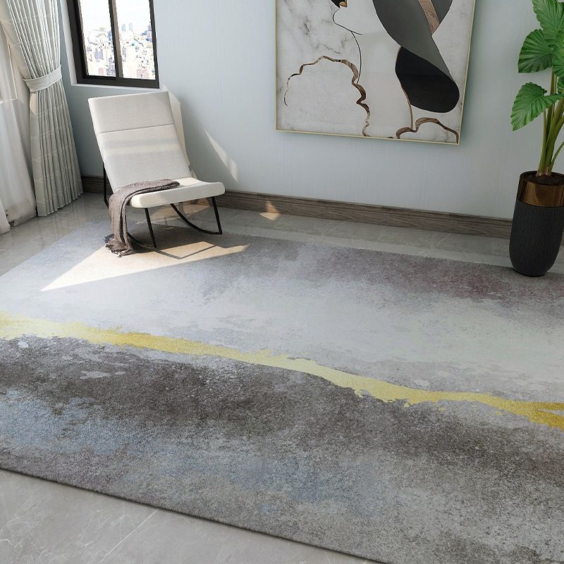 Veelkleurige moderne vloerkleed polypropyleen kleurblokt tapijt machine wasbaar vlekbestendig tapijt voor decor