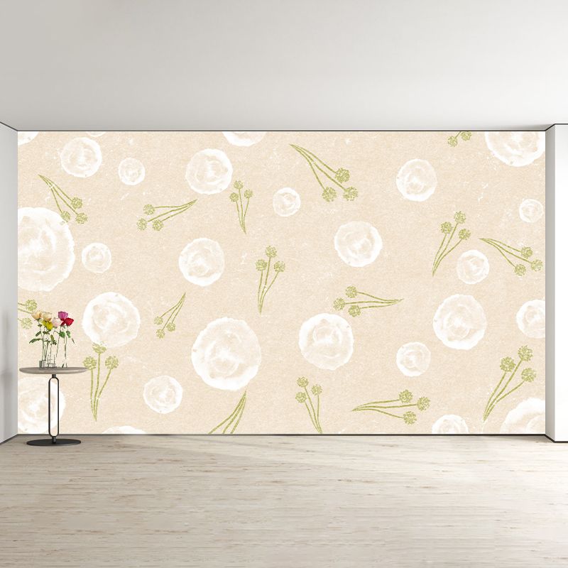 Plants Illustration Environmental Wall Mural Wallpaper Living Room Wall Mural