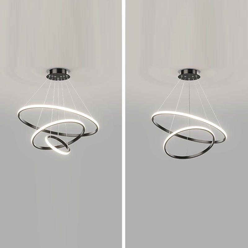 Light Luxury Modern Simple Style LED Pendant Chandelier Light for Bedroom Living Room Dining Room