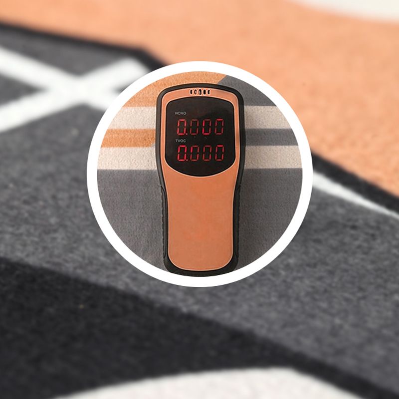 Blue Modern Carpet Tie-Dye Pattern Polyester Area Rug Non-Slip Backing Rug for Living Room