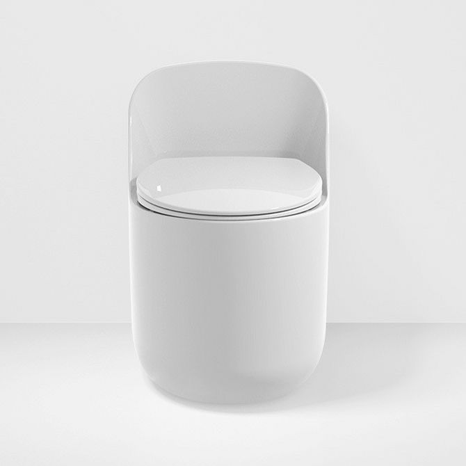 Contemporary One Piece Flush Toilet Floor Mounted Urine Toilet for Bathroom