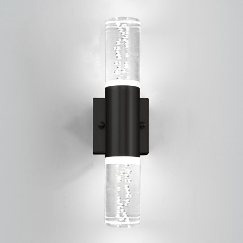 Kristallsäulenwandleuchten moderner Stil mit mehreren Lichtern Wandmontagelampen