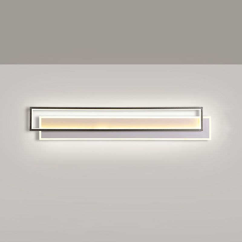 Stratizzazione dell'illuminazione di applique in metallo minimalista soggiorno a led lampada