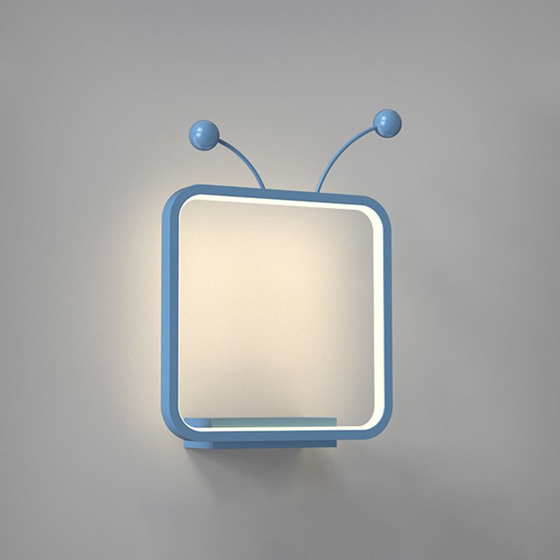 Metal Geometric Shape Wall Light Kid Style 1 Light Wall Light Sconce