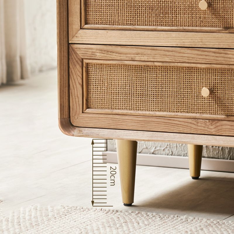 Modern Storage Chest Dresser Solid Wood Storage Chest for Bedroom