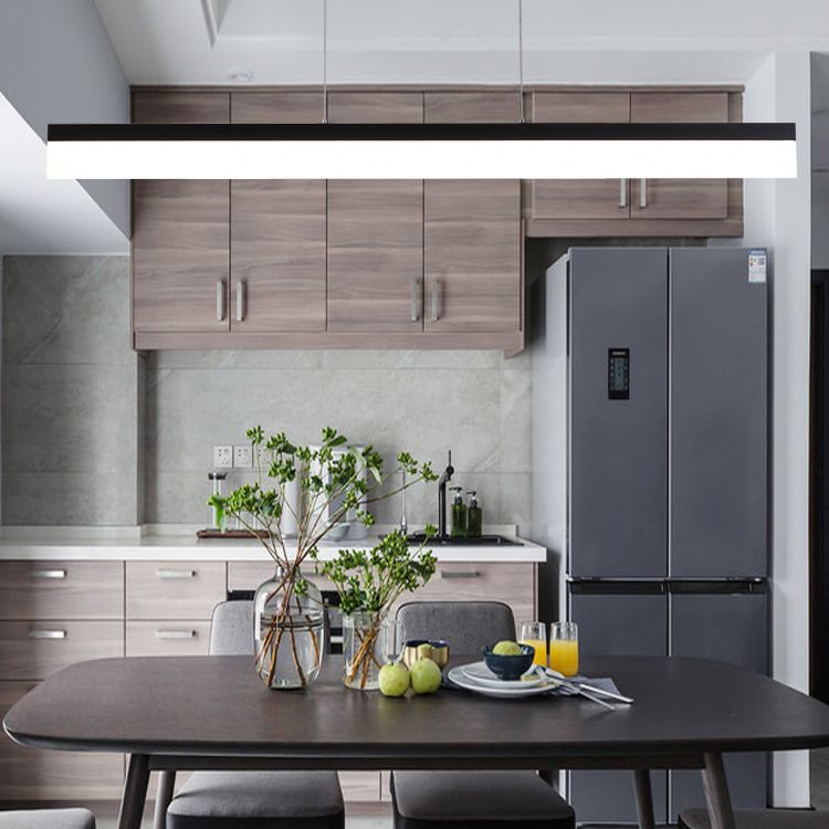 Luci del lampadario dell'isola moderna LED LED AFFEFIZIONE APPLICO LAGUE PER LA PAGA