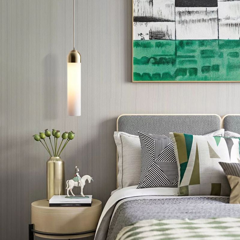 Pillenförmige Decke Pendelleuchte leichte minimalistische Gla-Pendelleuchte Leuchte