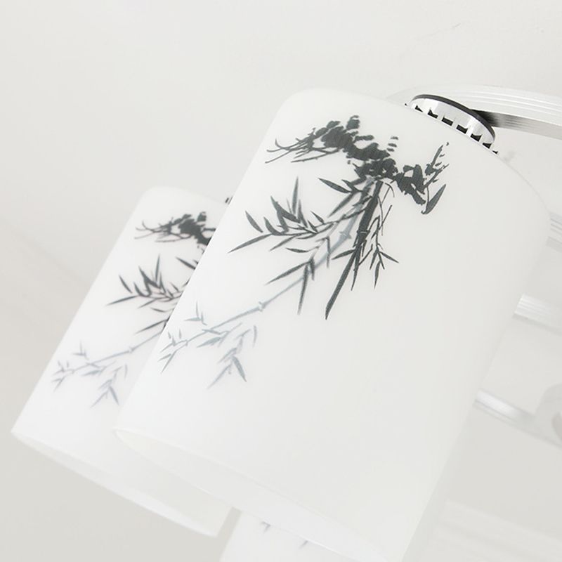 Modern 3 Lights Ceiling Lamp Chrome Finish Flush Mount Light for Bedroom
