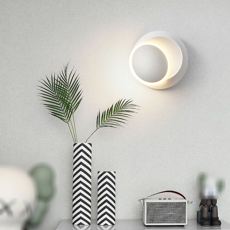 LED Sconce Light Fixture Rotatable Simplicity Flush Mount Wall Sconce for Bedroom