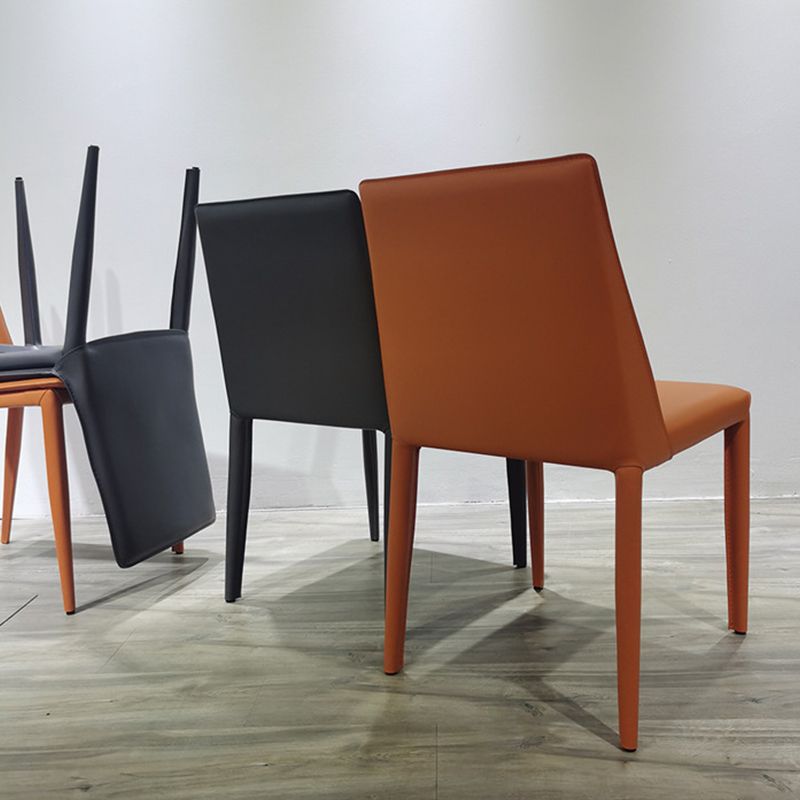 Contemporary Dining Room Chair Faux Leather Dining Chair for Home