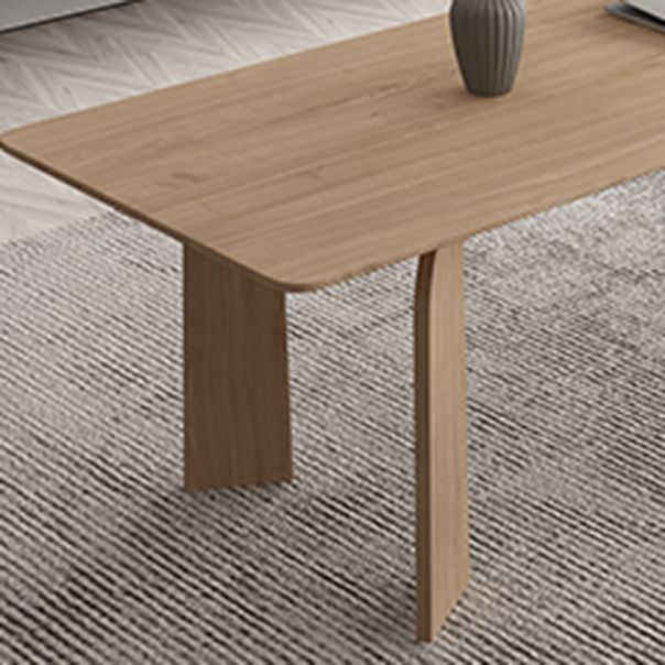 Rectangle Dining Room Set 1/5/6/7 Pieces Industrial Wooden Table and Armless Chiars