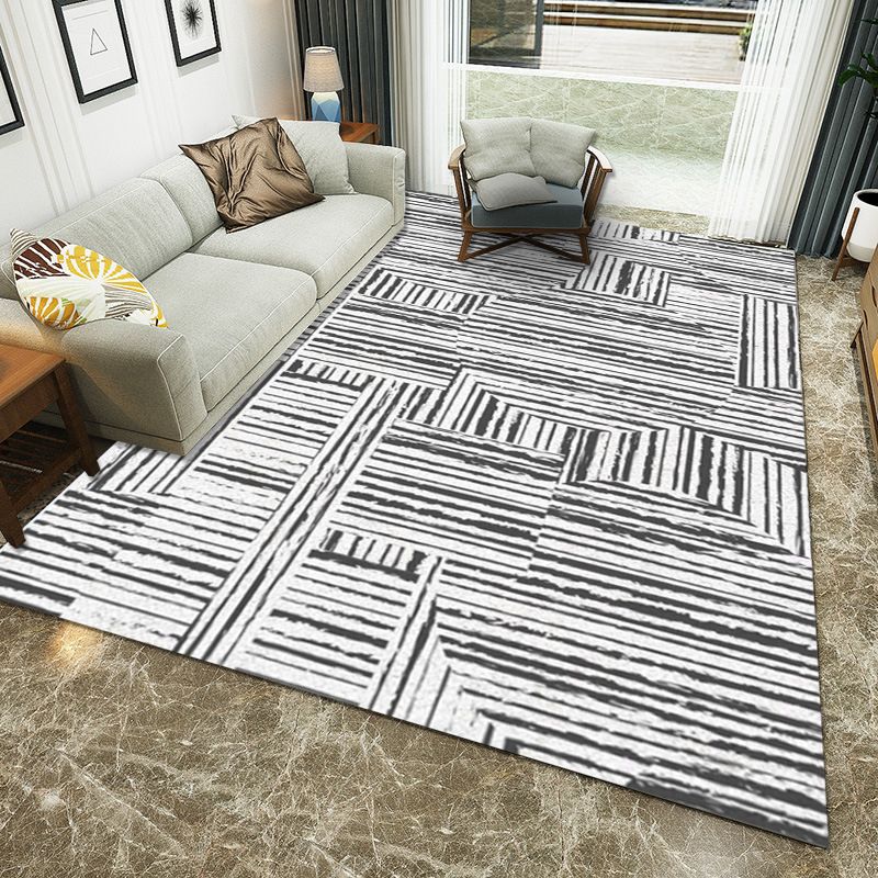 Multi-Colored Western Rug Polypropylene Abstract Printed Rug Easy Care Pet Friendly Carpet for Bedroom