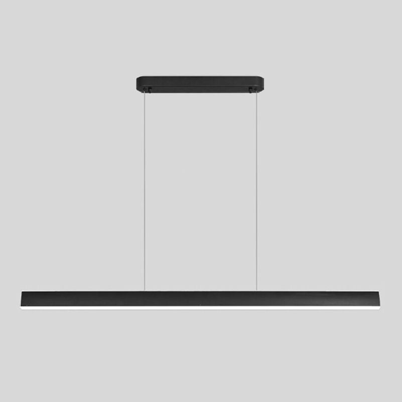 Modern Metal Island Light Strip 2 luces LED Island Colgante para comedor