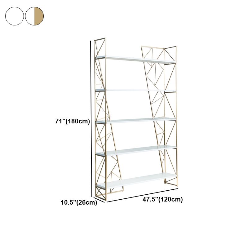 GLAM STYLE -Bücherregal Open Back Bücherregal für Home Office Study Room