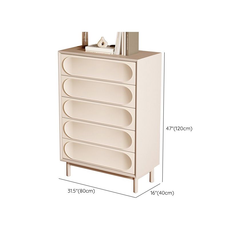 Ultra-Modern Double Dresser Birch Storage Chest Dresser for Bedroom