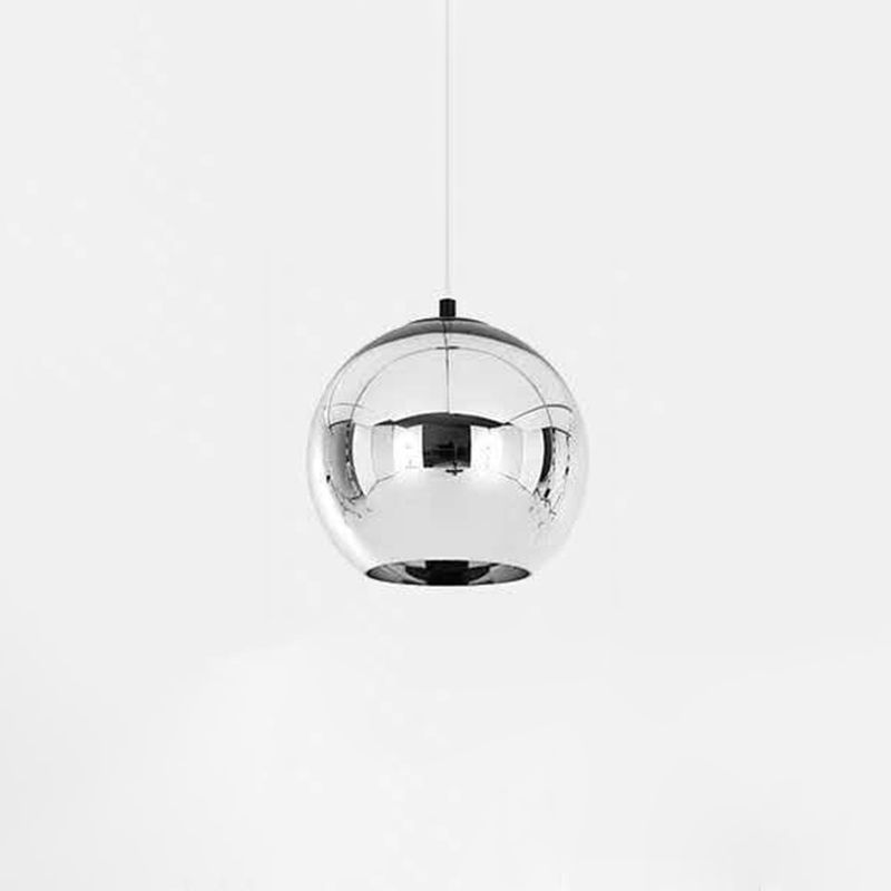 Circles Sphere Pendant Lighting Fixture Modern Style Glass Restaurant Suspension Light