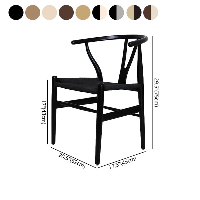 Wishbone natural tapizado contemporáneo del sillón del restaurante que cena la silla