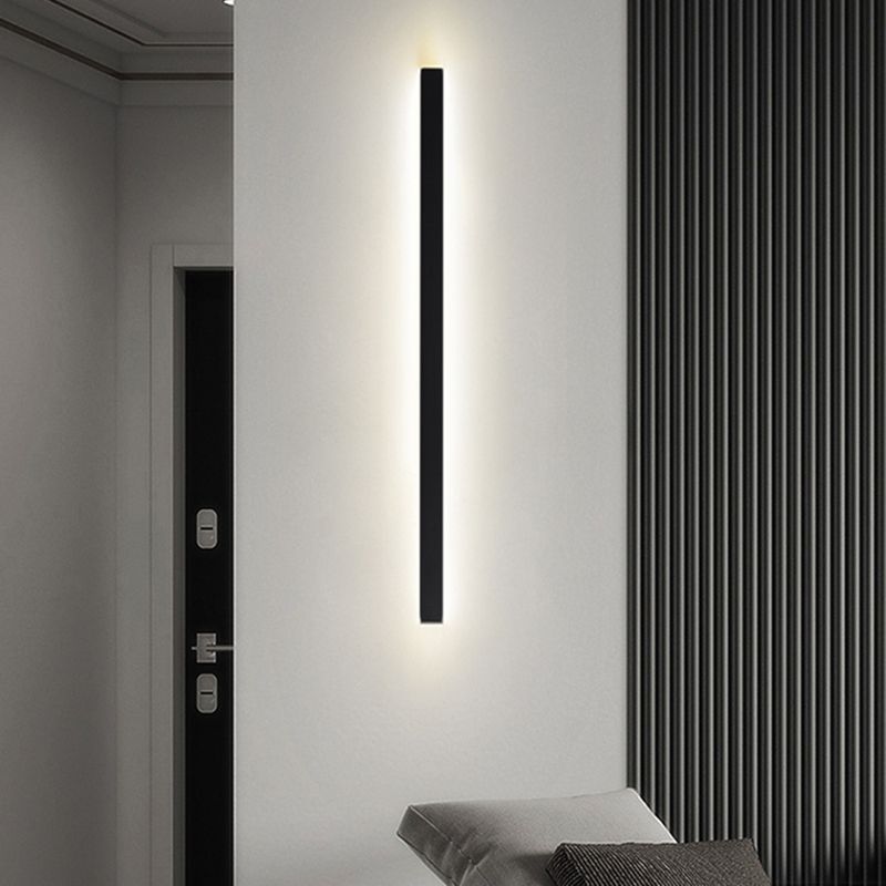 Linearer Schatten Metall Wandleuchter moderner Stil mit einem leichten Wand montiertes Licht