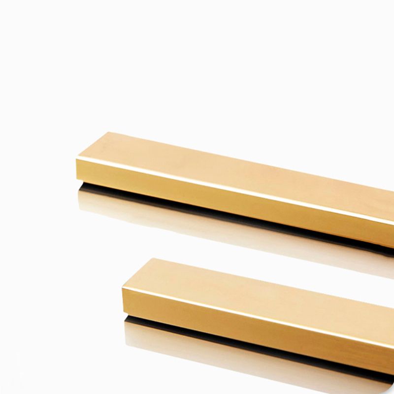 Glam Matte Finish Upholstered Footrest Bar Stool 27.55'' Reception Stool