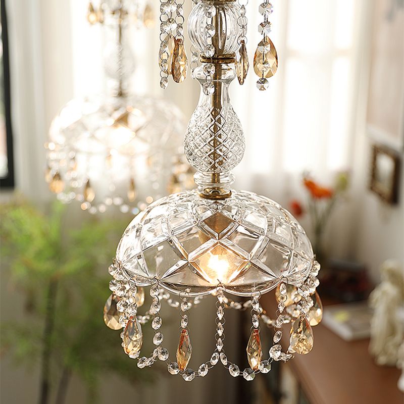 Topfabdeckung Schatten Hängende Beleuchtung moderner Stil Kristall 1 hängende Lampe für das Restaurant