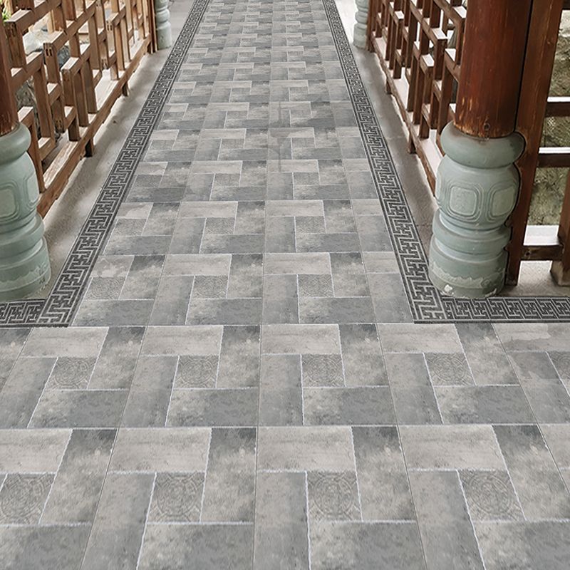 Piastrella per pavimento moderna per esterni Piastrella per pavimento vintage con bordo dritto quadrato