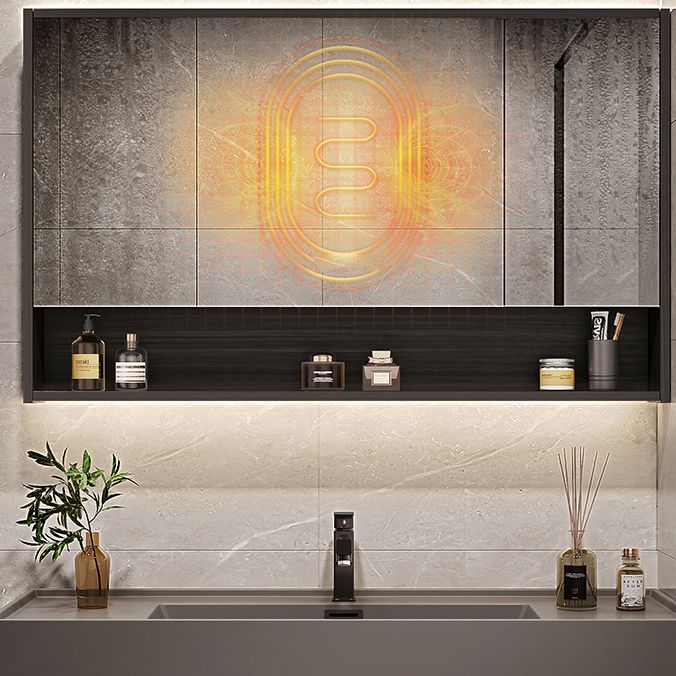 Wall Mount Bathroom Sink Vanity Glam Bathroom Vanity Set with Mirror