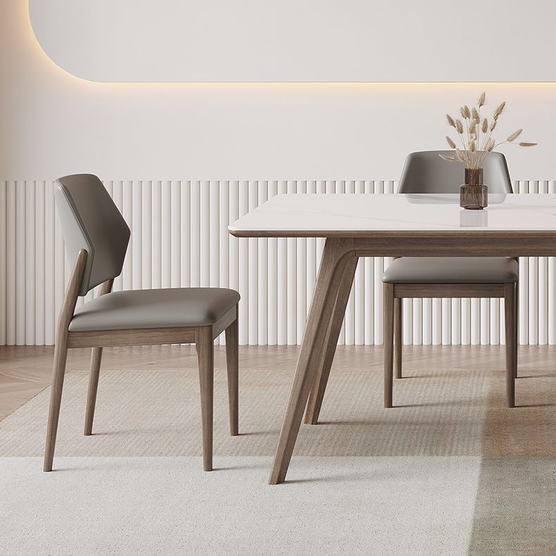 1/5/7 Pcs Modern Style Rectangle Stone Standard Height Dining Table Furniture
