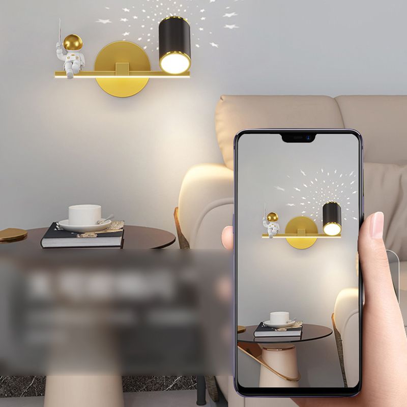 Kids Style Geometry Shape Wall Lights Metal 2-Light Wall Mount Lights