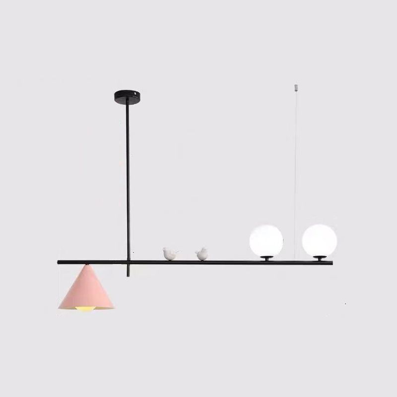 Metallschattierte Inselleuchte Moderne Stil Anhänger Beleuchtung für Esszimmer