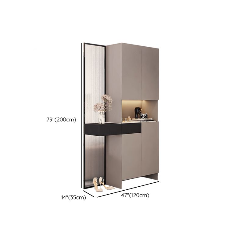 Modern Accent Cabinet Scratch Resistant and Stain Resistant Storage Cabinet with Doors