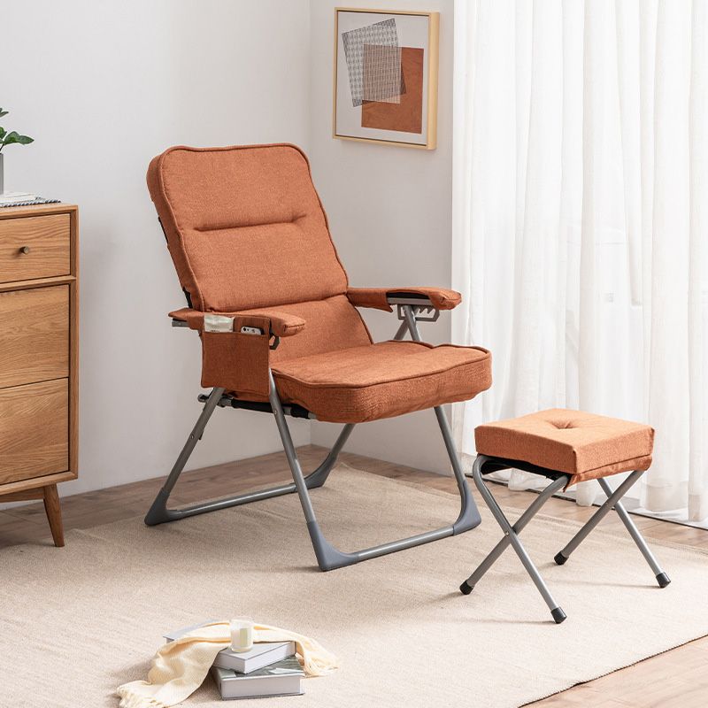 Linen Chair 21.6"L x 26.7"W x 41.3"H Convertible Chair for Living Room