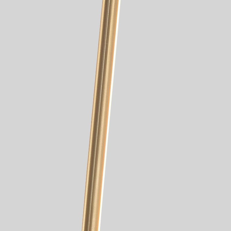 Linear Shade Metal Wall Sconce Modern Style Single Light Wall Lighting Fixtures in Brass