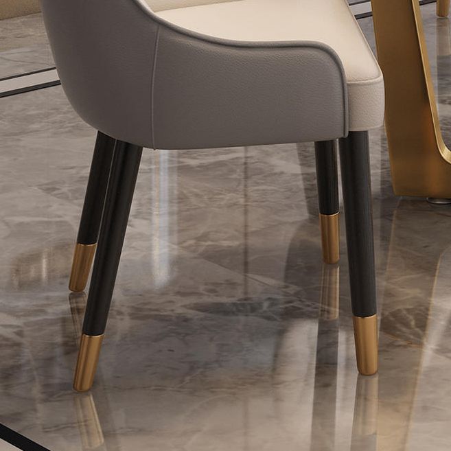 Luxury Rectangle Sintered Stone Top Dining Set 1/2/5/6/7 Pieces Dining Table with Chairs