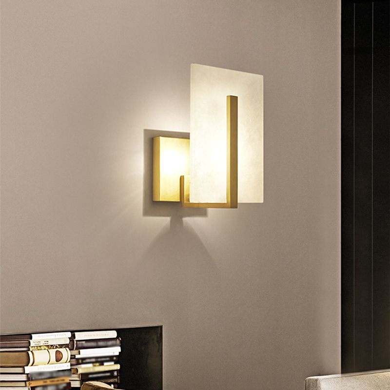 Minimalist Wall Sconce Lighting Marble Wall Lighting Fixtures for Living Room