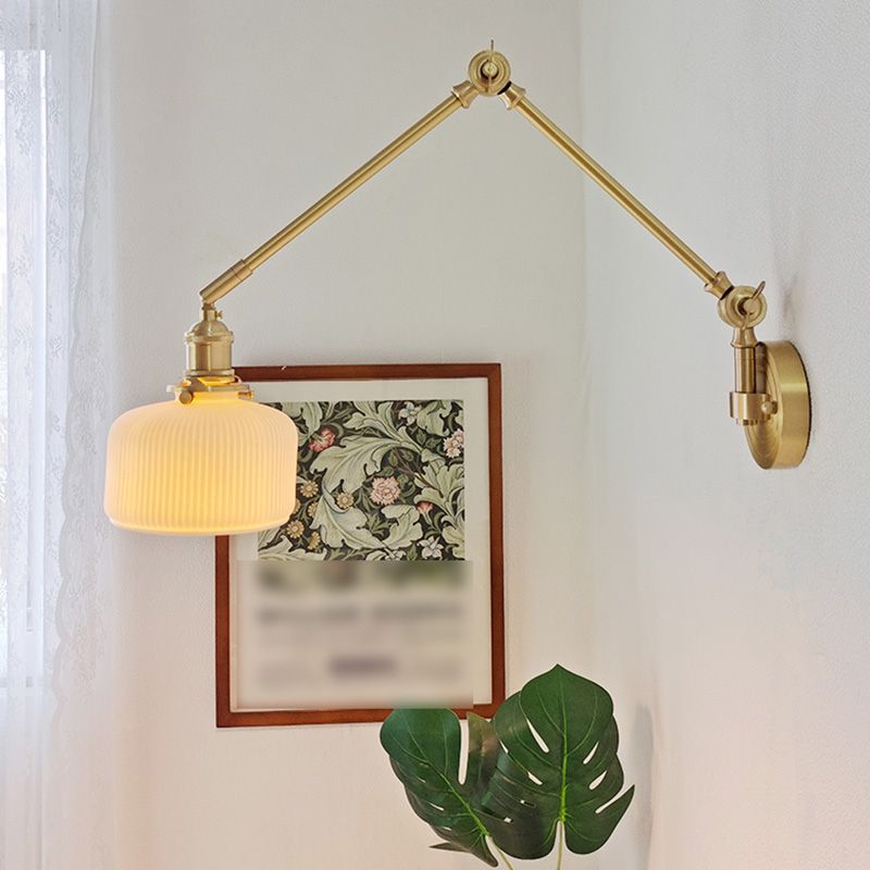 Modern Adjustable Wall Sconce One Head Wall Mounted Light Fixture for Living Room