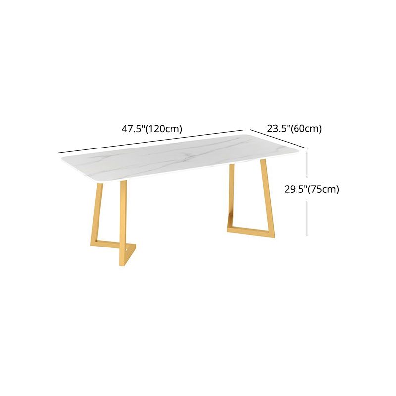 Glam 1/4/5/7 Pieces Dinette Set Sintered Stone Dining Table Set with Chairs