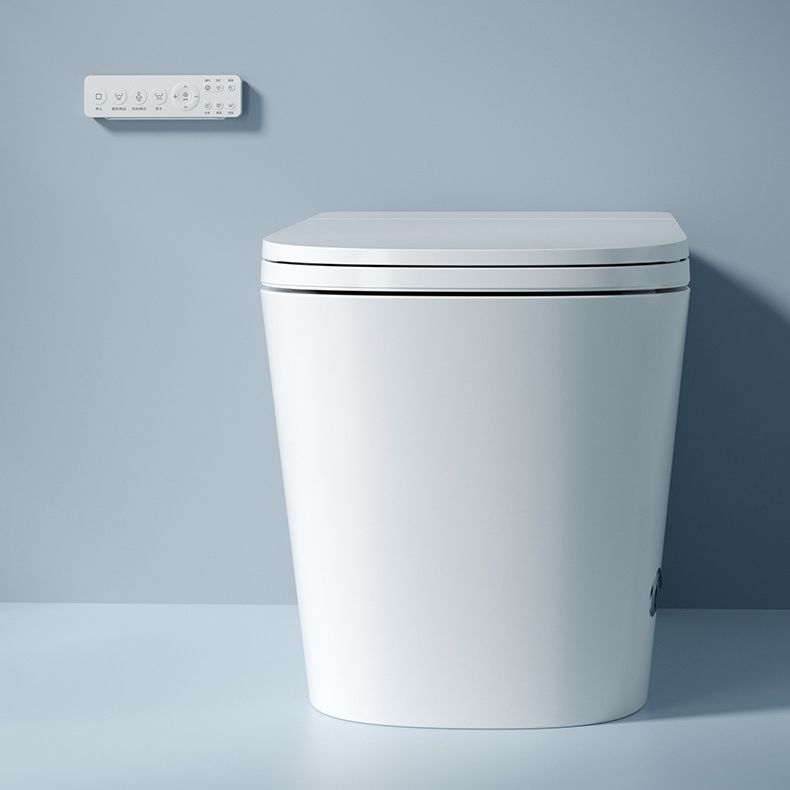 Modern Heated Seat Floor Mounted Urine Toilet Siphon Jet Toilet Bowl with Toilet Seat