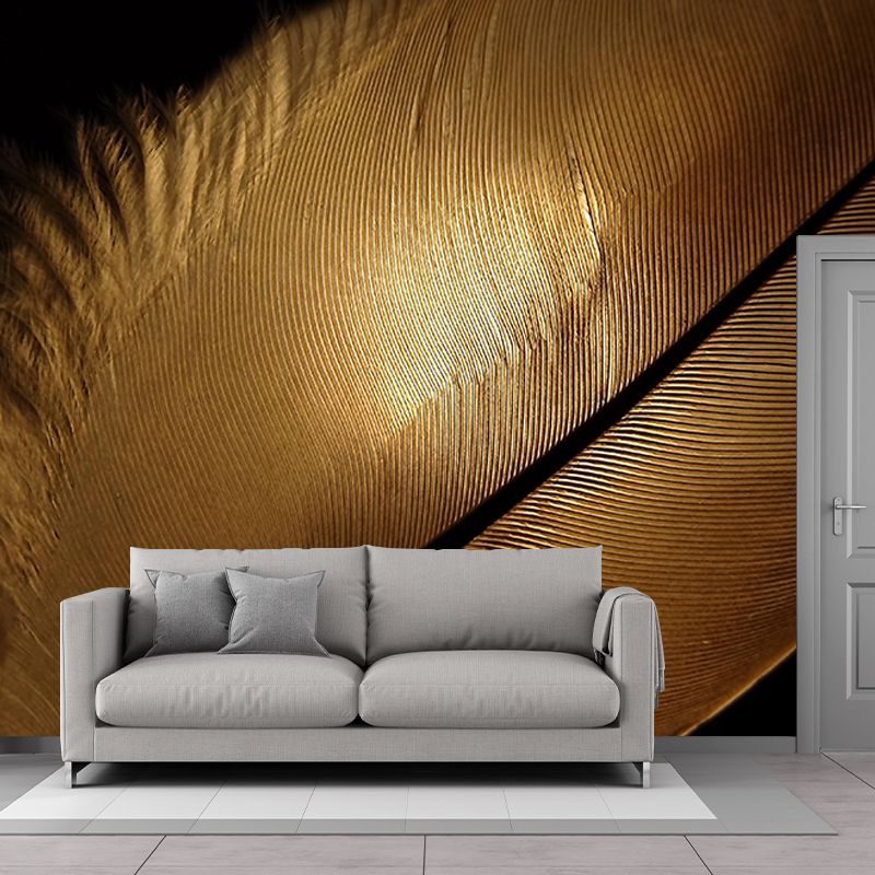 Washable Stain Resistant Mural Wallpaper Feather Indoor Wall Mural
